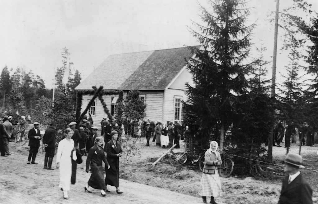 Valkeavaaran rukoushuoneen vihkiäset v. 1936